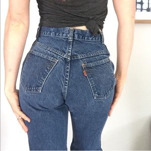 Vintage Orange Tab 70s Wide Leg Levi’s